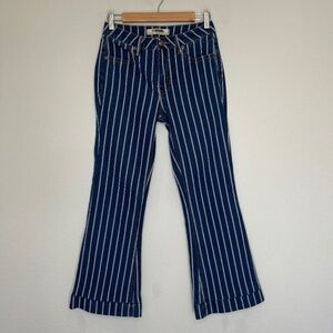 Rock & Roll Cowgirl Jeans Women's Size 26 (26x28) High Rise Blue Striped Flared